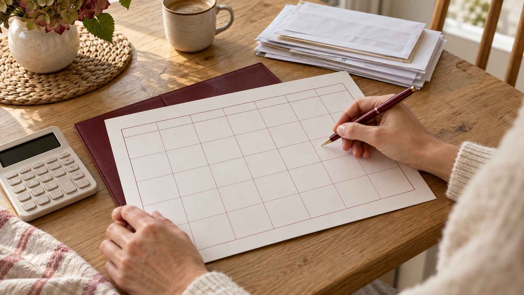 Finanzkalender zum Ausdrucken