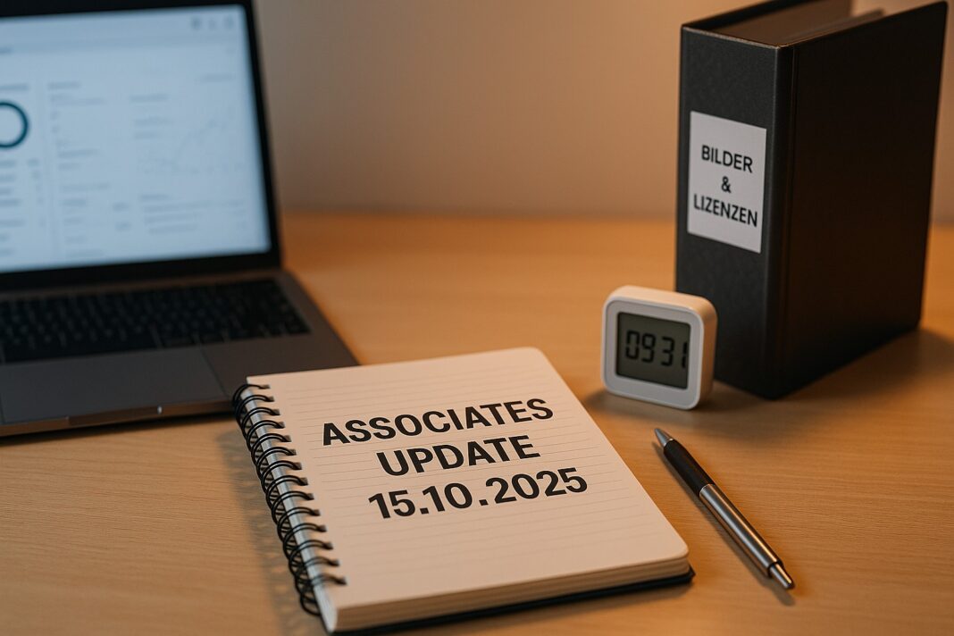 Associates‑Update 15.10.2025 – To‑dos auf einen Blick
