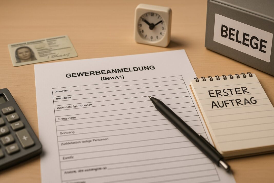 Kleingewerbe 2025 anmelden – dein Start in 60 Minuten