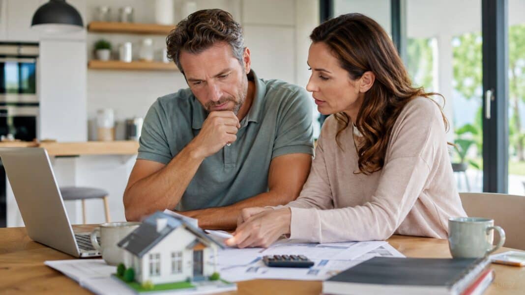 Zinsbindung läuft aus: Was Immobilienbesitzer spätestens 3 Jahre vorher tun sollten Immobilienbesitzer planen ihre Anschlussfinanzierung am Küchentisch vor Ablauf der Zinsbindung