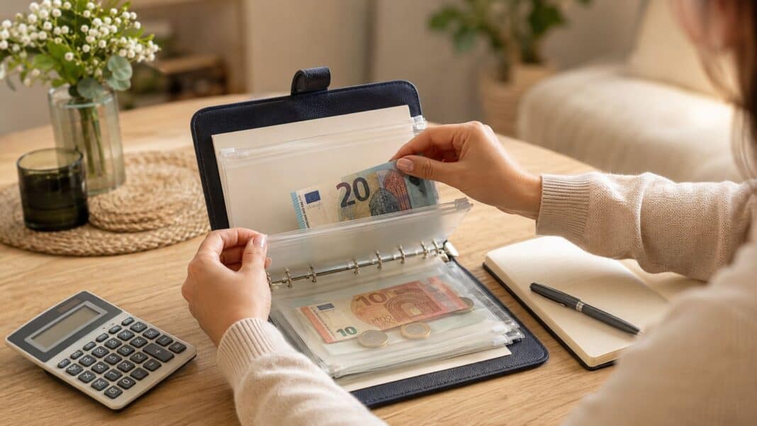 Budget Binder: So funktioniert die Umschlagmethode mit Bargeld Budget Binder mit Bargeldumschlägen für die monatliche Haushaltsplanung