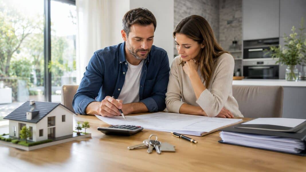 Grundbuchkosten beim Immobilienkauf: Welche Gebühren entstehen und wann sie fällig werden Immobilienkauf mit Grundbuchunterlagen und Hausschlüssel