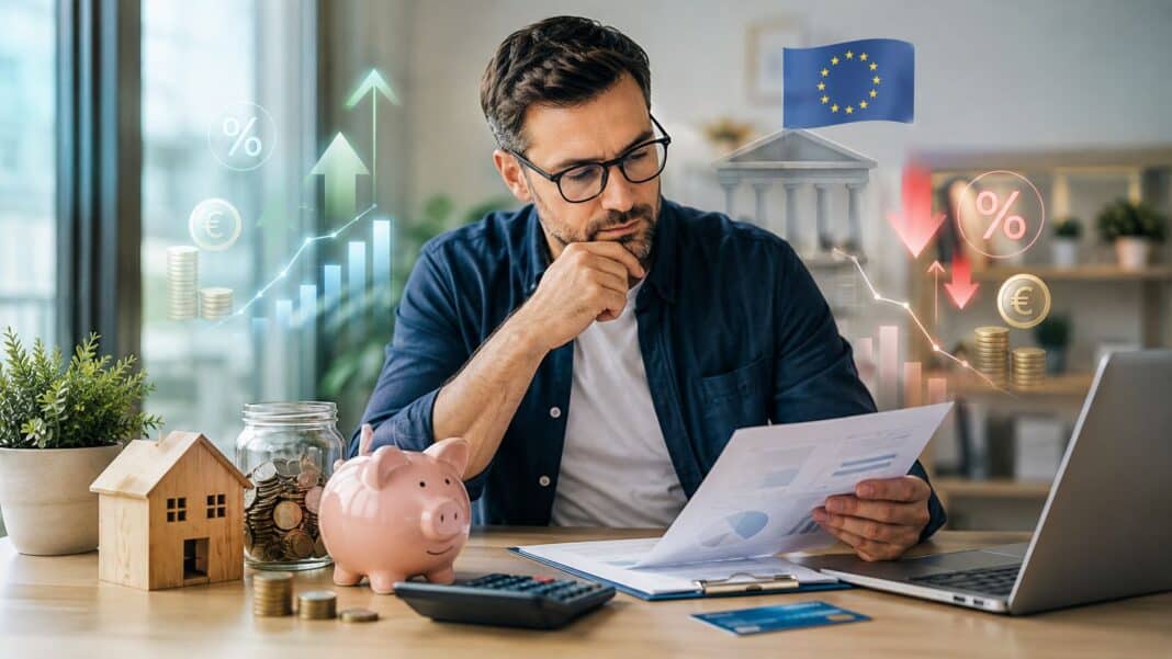 Leitzins und Zinsentwicklung bei Sparen und Krediten