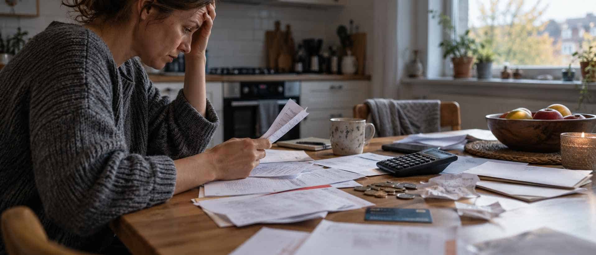 Schulden und finanzielle Sorgen im Alltag
